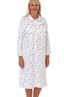 Piżamy damskie - Marlon Damska koszula nocna Candace ze szczotkowanej bawełny z nadrukiem Piotruś Pan, Sweetheart różowy, 38-40 - miniaturka - grafika 1