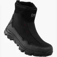 Śniegowce damskie - Śniegowce Damskie SoftShell DK Buty Zimowe Ocieplane Czarne Polaris Czarny 39 - miniaturka - grafika 1