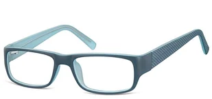 Okulary oprawki zerowki korekcyjne Sunoptic CP158B niebieskie - Okulary korekcyjne, oprawki, szkła - miniaturka - grafika 1