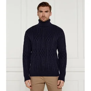 GUESS Golf EVANDER Regular Fit z dodatkiem wełny - Swetry męskie - miniaturka - grafika 1