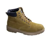 Obuwie robocze - Lahti Pro Trzewiki zamszowe S1P SRA 44 beżowo-brązowe L3010944 - miniaturka - grafika 1