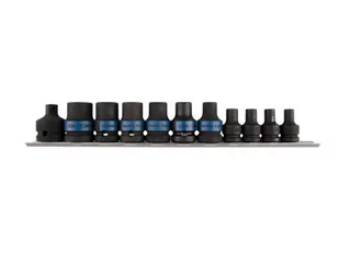 KING TONY Zestaw nasadek udarowych 7411PP, 3/8"+1/2", E5-E20 - Zestawy narzędziowe - miniaturka - grafika 1