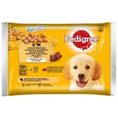 Mokra karma dla psów - Pedigree Junior Kurczak i ryż Wołowina i ryż 4x100g - miniaturka - grafika 1
