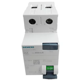 SIEMENS Wyłącznik różnicowoprądowy 25A 2P 300mA Typ AC VDE RCD 5749 - Bezpieczniki elektryczne - miniaturka - grafika 4