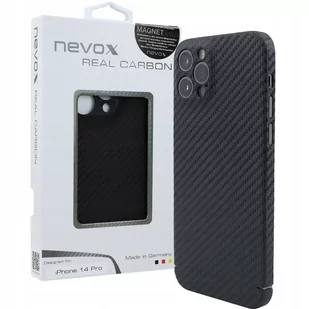 Nevox Etui CarbonSeries Magnet Series do iPhone 14 Pro czarne - Etui i futerały do telefonów - miniaturka - grafika 1