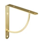 Zawiasy, okucia i inne akcesoria - Wspornik półki Bi Bop 18 x 18 cm mosiądz 3276007503289 - miniaturka - grafika 1