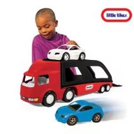 Samochody i pojazdy dla dzieci - Little Tikes Wielka laweta naczepa do przewozu samochodów 484964 - miniaturka - grafika 1