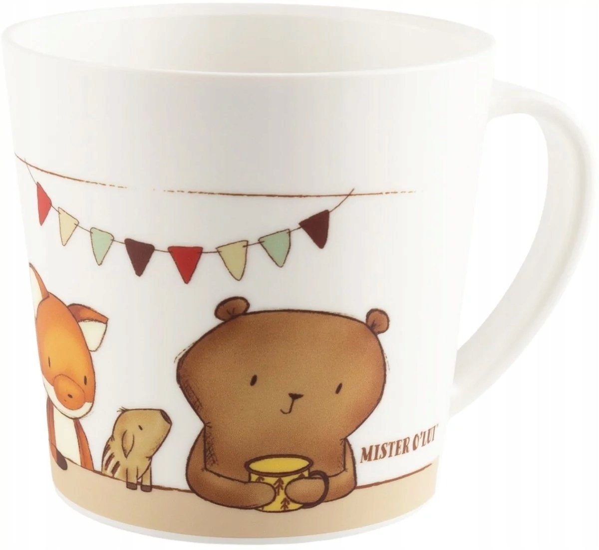 Kubek dla dziecka z uchwytem Miś Mister O'Lui beżowy Sigikid