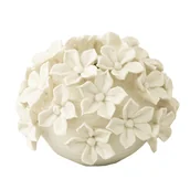 Świeczniki - ŚWIECZNIK W KSZTAŁCIE KWIATU biały śr. 9cm - miniaturka - grafika 1