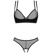 Komplety bielizny - Obsessive Nesari komplet 2-częściowy otwarty XL/2XL - miniaturka - grafika 1