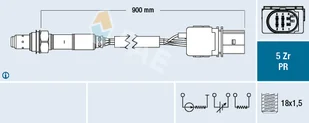 SONDA LAMBDA FAE 75032 06A906262CR AUDI VW - Sondy lambda - miniaturka - grafika 1