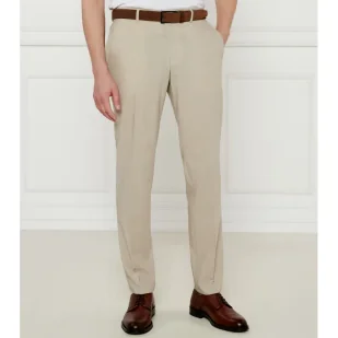 BOSS BLACK Spodnie H-Genius-DTL-WG-252 Slim Fit z dodatkiem wełny - Spodnie męskie - miniaturka - grafika 1