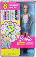 Lalki dla dziewczynek - Mattel lalka Barbie zawód z niespodzianką - miniaturka - grafika 1