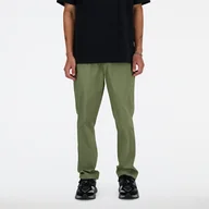 Spodnie męskie - Spodnie męskie New Balance MP41575DEK  zielone - miniaturka - grafika 1