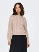 Swetry damskie - ONLY Sweter w kolorze jasnoróżowym - miniaturka - grafika 1