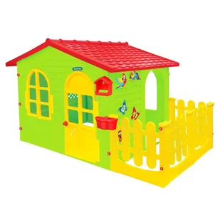 Mochtoys Domek Ogrodowy Dla Dzieci Z Płotkiem Dom Na Ogród - Place zabaw - miniaturka - grafika 1