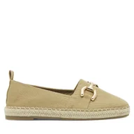 Espadryle damskie - Espadryle DeeZee WSS21182-01 Beżowy - miniaturka - grafika 1