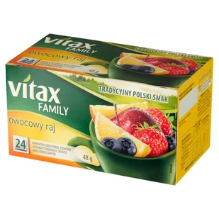 Vitax FAMILY OWOCOWY RAJ 24 TOREBKI zakupy dla domu i biura 46901922 - Herbata - miniaturka - grafika 1