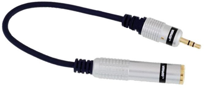 Adapter jack 3,5mm wtyk-gniazdo 6,3mm z przewodem