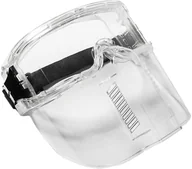 Okulary ochronne - SAFETY GLASSES WITH FACE SHIELD SILVER - miniaturka - grafika 1