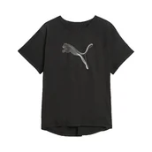 Koszulki i topy damskie - Puma Evostripe czarna koszulka damska - miniaturka - grafika 1