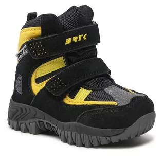 Buty dla chłopców - Śniegowce BARTEK - 11603006 Czarny/Żółty - grafika 1