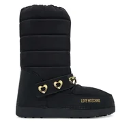 Śniegowce damskie - Śniegowce LOVE MOSCHINO JA24192G1NISD00B Czarny - miniaturka - grafika 1