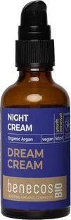 benecosBIO, Regenerujący Krem Na Noc Do Cery Dojrzałej Z Organicznym Olejem Arganowym, 50ml - Balsamy i kremy do ciała - miniaturka - grafika 1