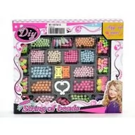 Prace ręczne dla dzieci - Zestaw koralików do robienia biżuterii Adar - miniaturka - grafika 1