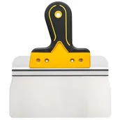 Wiadra i kastry budowlane - Szpachla trapezowa 17 cm stal nierdzewna rączka 2K HARDY - miniaturka - grafika 1