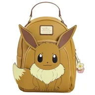 Plecaki - Loungefly Pokemon Eevee Mini plecak, wegańska skóra premium, pomysł na prezent, oficjalny produkt, dla chłopców, dziewcząt, mężczyzn i kobiet, fanów anime - miniaturka - grafika 1
