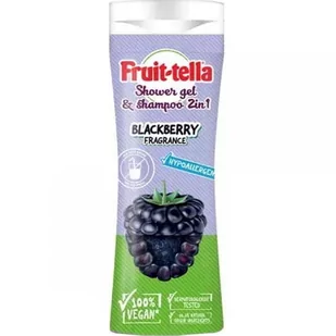 Fruit-tella, 2w1 Żel Pod Prysznic I Szampon, Jeżyna, 300ml - Szampony do włosów - miniaturka - grafika 1