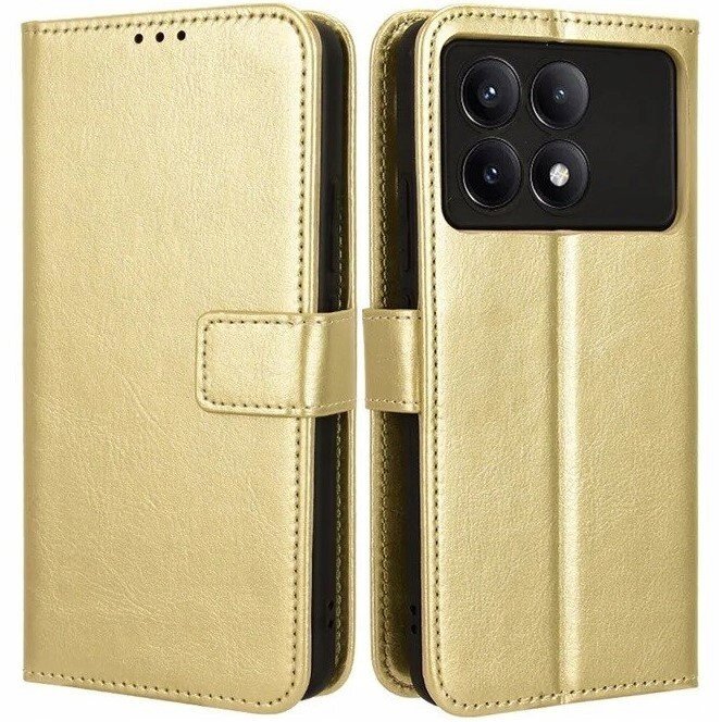 Etui Z Klapką Do Xiaomi Poco F6 Pro 5G Plecki Eko Skóra Portfel