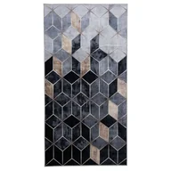 Dywany - Dywan drukowany ARNO petra 120 x 160 cm czarny - miniaturka - grafika 1