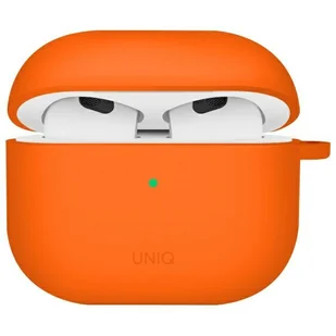 UNIQ Nexo AirPods 4 + Ear Hooks Silicone pomarańczowy/volt orange - Akcesoria do słuchawek UNIQ Nexo AirPods 4 + Ear Hooks Silicone pomarańczowy/volt orange - Akcesoria do słuchawek - miniaturka - grafika 1