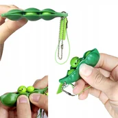 Zabawki sensoryczne - Zabawka Antystresowa Brelok Groszek Antystresowy FIDGET TOYS dla dorosłych - miniaturka - grafika 1