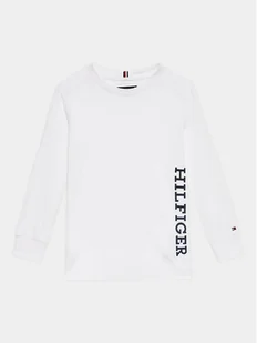 Tommy Hilfiger Bluzka KB0KB08327 M Biały Regular Fit - Bluzki damskie - miniaturka - grafika 1