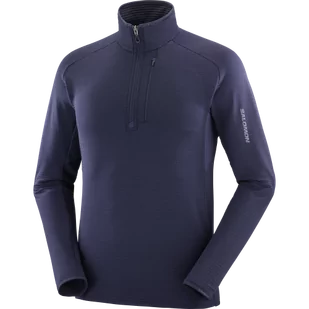 BLUZA SALOMON ESSENTIAL LT WARM HZ M C21123 - Bluzy sportowe męskie - miniaturka - grafika 1