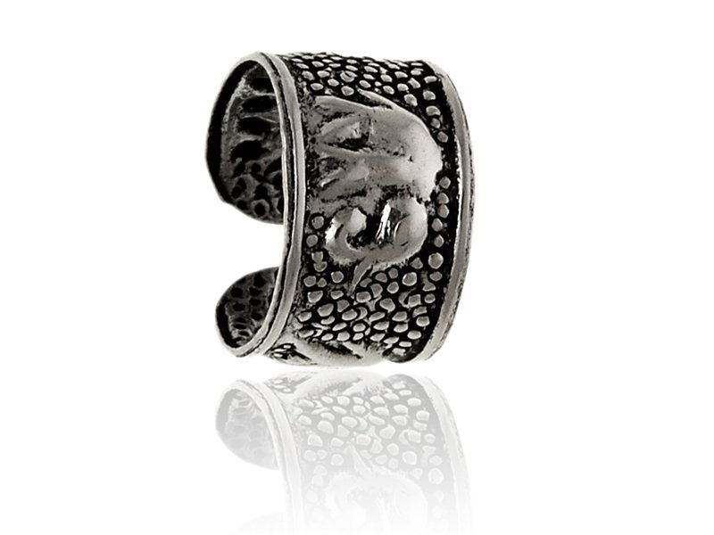 Nausznica srebrna słoń kn102 - 0,4g.