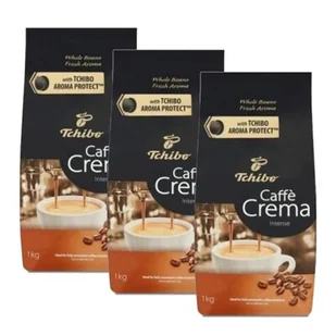 Kawa ziarnista TCHIBO Crema Intense Arabica 3 x 1 kg - Kawa - miniaturka - grafika 1