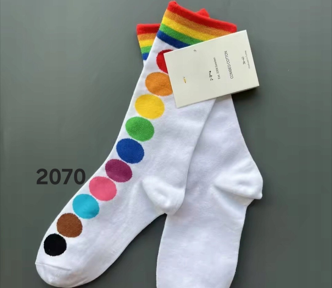 Kolorowe skarpety Happy Socks unisex rozmiar 36-40 (2070)