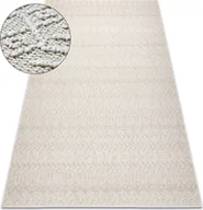 Dywany - Dywan JERSEY 19243 krem - Jodełka, pętelkowy, strukturalny BOHO beżowy 160x220 cm - miniaturka - grafika 1