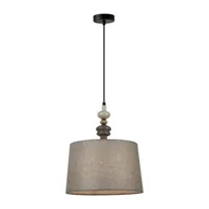 Lampy sufitowe - Nerom D34 lampa wisząca 1xE27 czarna PND-22374B-BK - miniaturka - grafika 1