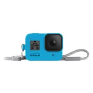 Akcesoria do kamer sportowych - GOPRO Sleeve + Lanyard HERO8 Black niebieski - miniaturka - grafika 1