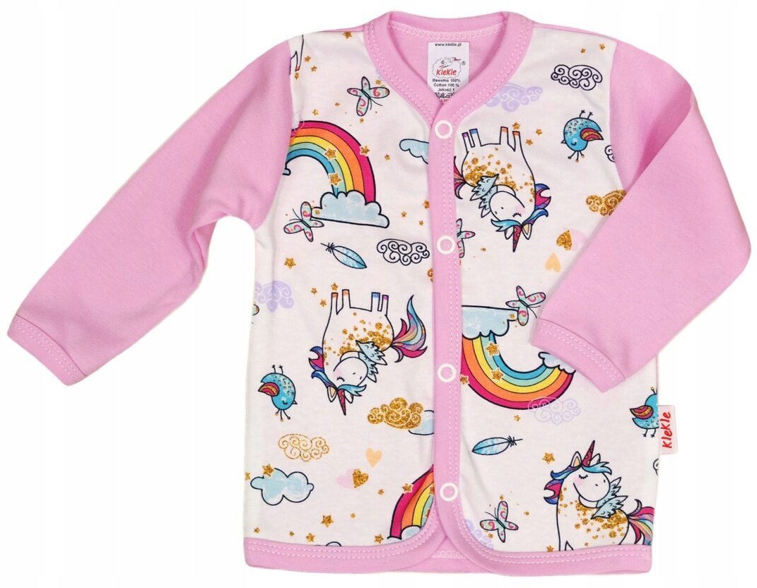 KAFTANIK koszulka ROZPINANY, JEDNOROŻCE, 80 KLEKLE