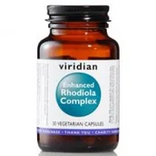 Suplementy naturalne - Viridian Enhanced rhodiola complex 30 kapsułek - miniaturka - grafika 1