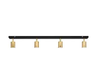 Lampy sufitowe - LED Oświetlenie punktowe TUNE 4xGU10/4,8W/230V złoty/czarny - miniaturka - grafika 1
