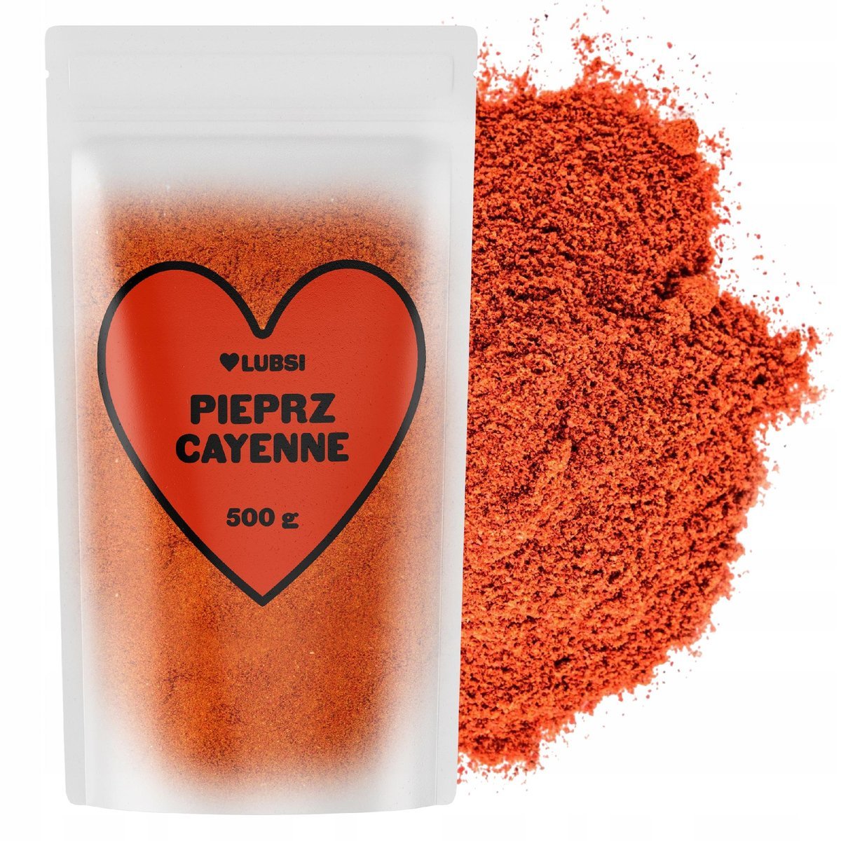 Pieprz cayenne mielony przyprawa 500g LUBSI kajeński bardzo ostry