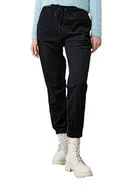 Spodnie damskie - Q/S designed by Spodnie damskie długie spodnie jogpant, szary/czarny., 40 PL - miniaturka - grafika 1