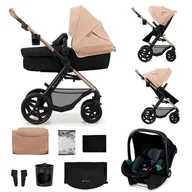 Wózki dziecięce - Wózek wielofunkcyjny KINDERKRAFT Moov 2 3w1 Beżowy - miniaturka - grafika 1